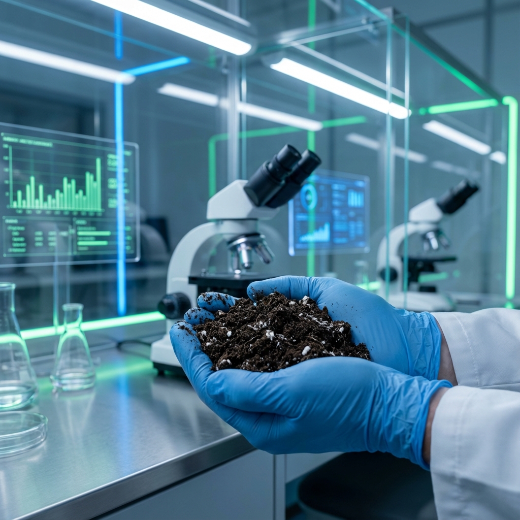 کنترل کیفیت کمپوست قارچ